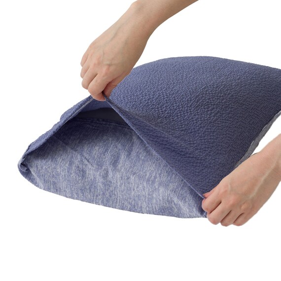 枕カバー(Nクール極冷 D2609 ネイビー) 14枚目画像