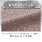 ひんやりケットにもなる掛け布団カバー シングル(Nクール極冷 D2610 ローズ) 6枚目画像