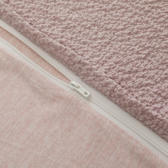 ひんやりケットにもなる掛け布団カバー シングル(Nクール極冷 D2610 ローズ) 15枚目画像