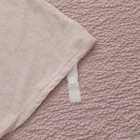 ひんやりケットにもなる掛け布団カバー シングル(Nクール極冷 D2610 ローズ) 16枚目画像