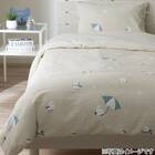 ひんやりケットにもなる掛け布団カバー シングル(Nクール極冷 D2612 シマエナガ) 12枚目画像