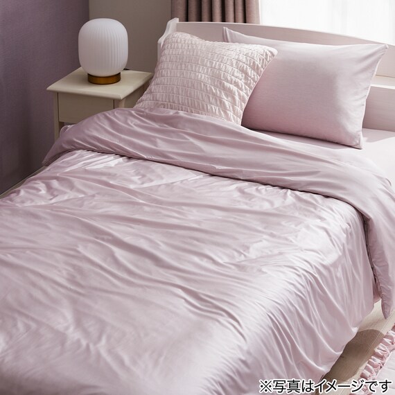 両面使える ひんやりケットにもなる掛け布団カバー シングル(Nクール極冷 D2613 両面冷感ローズ) 10枚目画像