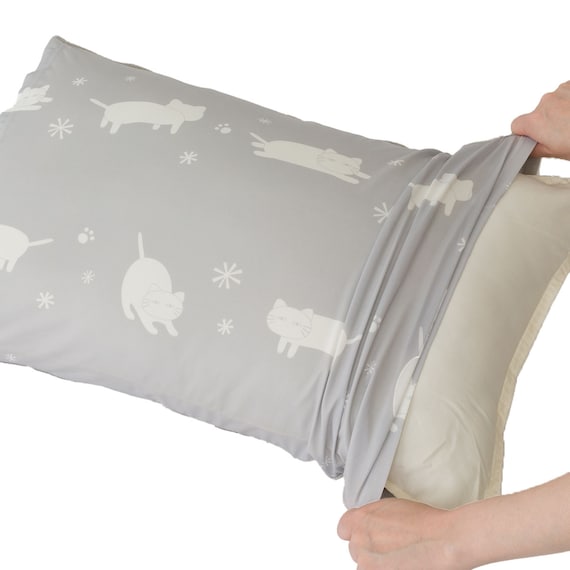 のびのび枕カバー(Nクール D2603 デコネコ) 13枚目画像