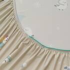 ぴったりフィット マルチすっぽりシーツ スモールシングル-シングル(Nクール極冷 2612 シマエナガ) 12枚目画像