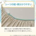ぴったりフィット マルチすっぽりシーツ セミダブル-ダブル(Nクール極冷 2612 シマエナガ ) 7枚目画像