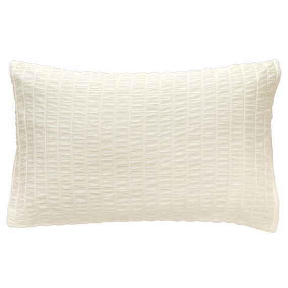 両面使える 枕カバー(Nクール極冷 2615 くしゅくしゅ ホワイト) 10枚目画像