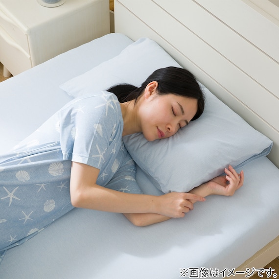 ぴったりフィット マルチすっぽりシーツ スモールシングルーシングル(Nクール ブルー Nフィット 26NC-01 SS-S) 7枚目画像