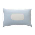 のびてピタッとフィットする枕カバー(Nフィット Nクール ブルー 26NC-01 標準～大判サイズ) 6枚目画像