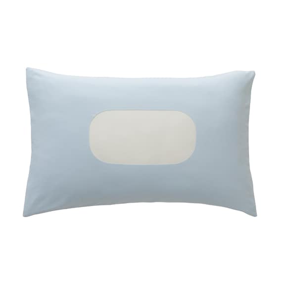 のびてピタッとフィットする枕カバー(Nフィット Nクール ブルー 26NC-01 標準~大判サイズ) 6枚目画像