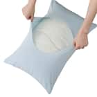 のびてピタッとフィットする枕カバー(Nフィット Nクール ブルー 26NC-01 標準~大判サイズ) 7枚目画像