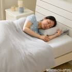 ぴったりフィット マルチすっぽりシーツ スモールシングルーシングル(Nクール グレー Nフィット 26NC-01 SS-S) 6枚目画像