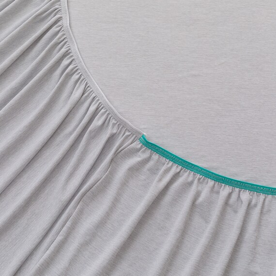 ぴったりフィット マルチすっぽりシーツ スモールシングルｰシングル(Nクール グレー Nフィット 26NC-01 SS-S) 7枚目画像