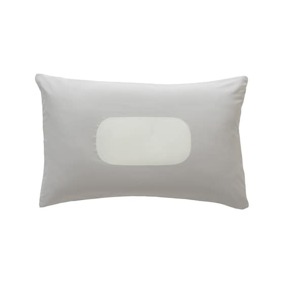 のびてピタッとフィットする枕カバー(Nフィット Nクール グレー 26NC-01 標準~大判サイズ) 6枚目画像