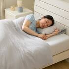 ひんやりケットにもなる 掛け布団カバー シングル(Nクール極冷 グレー 26-04 S) 7枚目画像