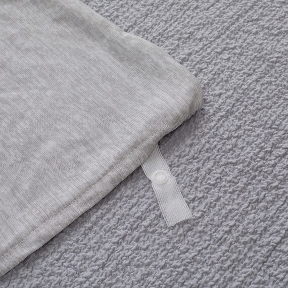 ひんやりケットにもなる 掛け布団カバー シングル(Nクール極冷 グレー 26-04 S) 11枚目画像