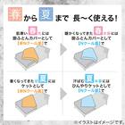ひんやりケットにもなる 掛け布団カバー ダブル(Nクール極冷 グレー26-04 D) 4枚目画像