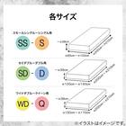 ぴったりフィット マルチすっぽりシーツ スモールシングルーシングル(Nクール極冷 グレー Nフィット 2604 SS-S) 5枚目画像