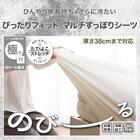 ぴったりフィット マルチすっぽりシーツ スモールシングルｰシングル(Nクール極冷 ホワイト Nフィット 2604 SS-S) 2枚目画像