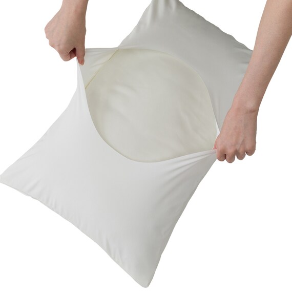 のびてピタッとフィットする枕カバー(Nフィット Nクール極冷 ホワイト 26-04 標準～大判サイズ) 7枚目画像