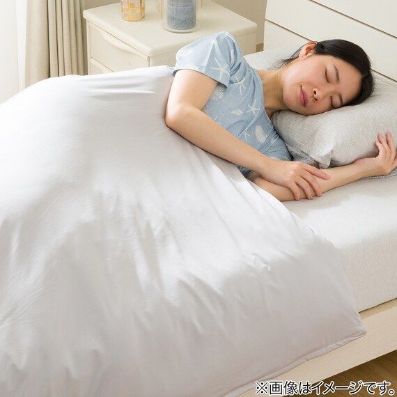ひんやりケットにもなる 両面冷感 掛け布団カバー シングル(Nクール極冷 DSCF 26NC13 S) 6枚目画像