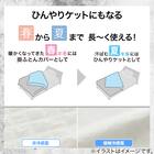 ひんやりケットにもなる 掛け布団カバー シングル(Nクール極冷 ポコポコ PK 26-07S) 3枚目画像