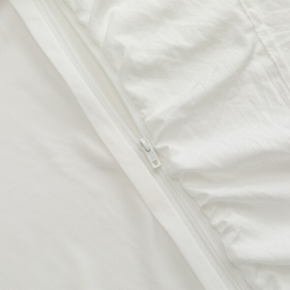 ひんやりケットにもなる 掛け布団んカバー シングル(Nクール極冷 フリル ホワイト FR 26-17 S) 8枚目画像