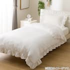 まくらカバー(Nクール極冷 フリル ホワイト FR 26-17) 4枚目画像