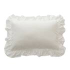 まくらカバー(Nクール極冷 フリル ホワイト FR 26-17) 5枚目画像