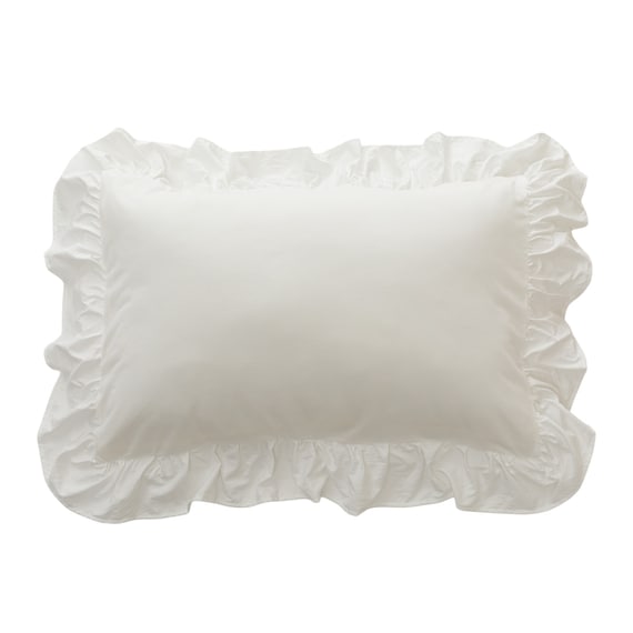 まくらカバー(Nクール極冷 フリル ホワイト FR 26-17) 5枚目画像