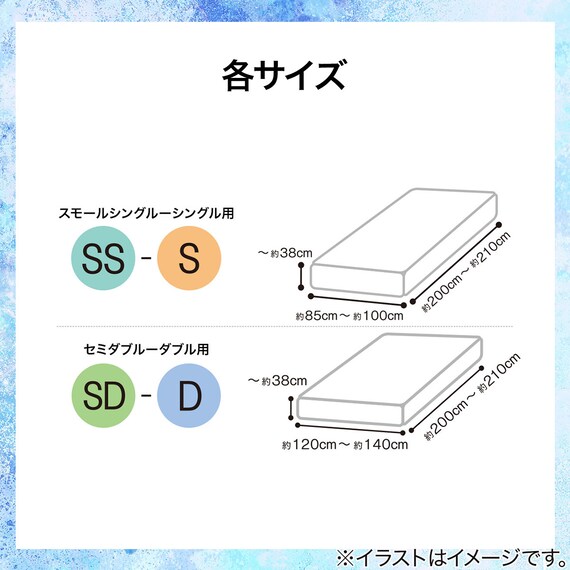ぴったりフィット マルチすっぽりシーツ スモールシングルｰシングル(Nクール ボーダー Nフィット BD 26NC-03 SS-S) 5枚目画像