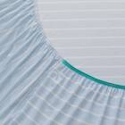 ぴったりフィット マルチすっぽりシーツ スモールシングルｰシングル(Nクール ボーダー Nフィット BD 26NC-03 SS-S) 7枚目画像