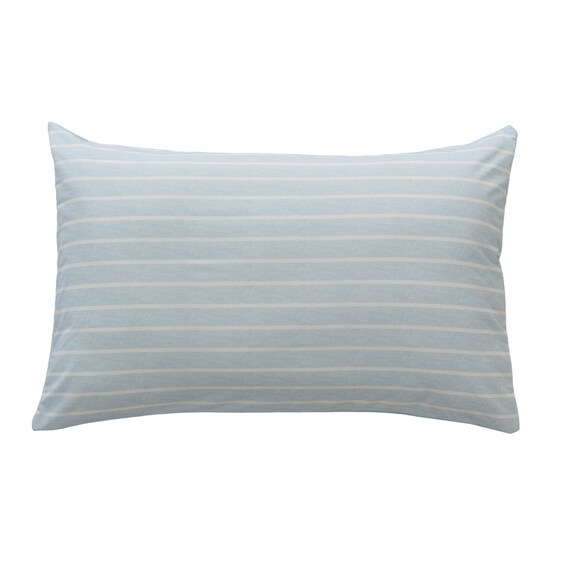 のびてピタッとフィットする枕カバー(Nフィット Nクール ボーダー BD 26NC-03 標準~大判サイズ) 5枚目画像