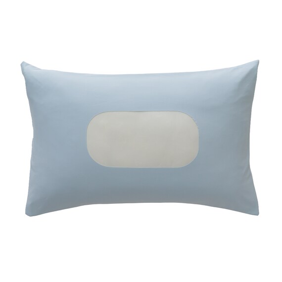 のびてピタッとフィットする枕カバー(Nフィット Nクール ボーダー BD 26NC-03 標準~大判サイズ) 6枚目画像