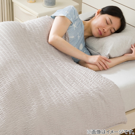 ひんやりケットにもなる 両面冷感 掛け布団カバー シングル(Nクール極冷 DSCU 2614 S) 6枚目画像