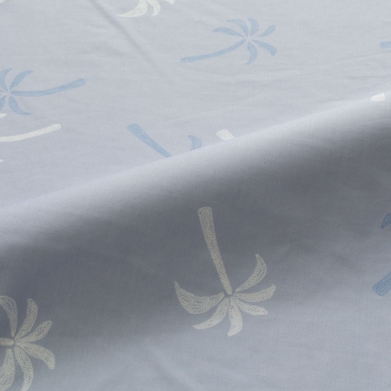 両面使える 枕カバー(Nクール NR04 パーム ブルー) 12枚目画像