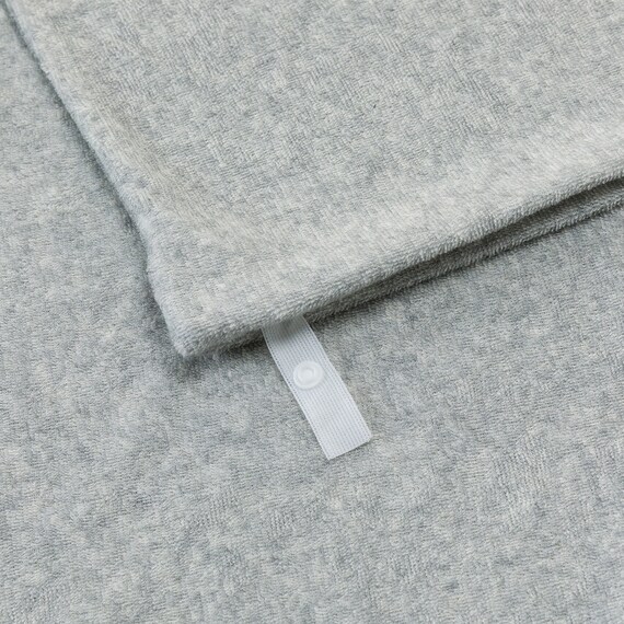 掛け布団カバー シングル(パイル グレー SZ45) 5枚目画像