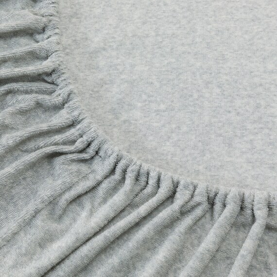 マルチすっぽりシーツ シングル(パイル グレー SZ45) 4枚目画像