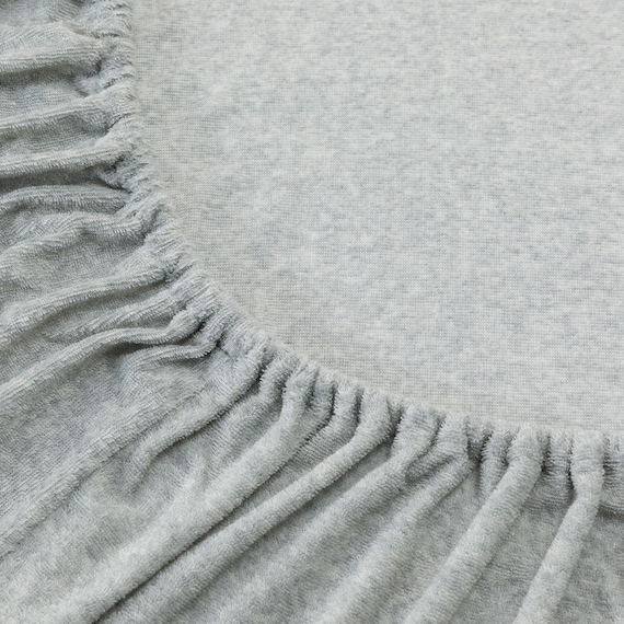 マルチすっぽりシーツ シングル(パイル グレー SZ45) 4枚目画像