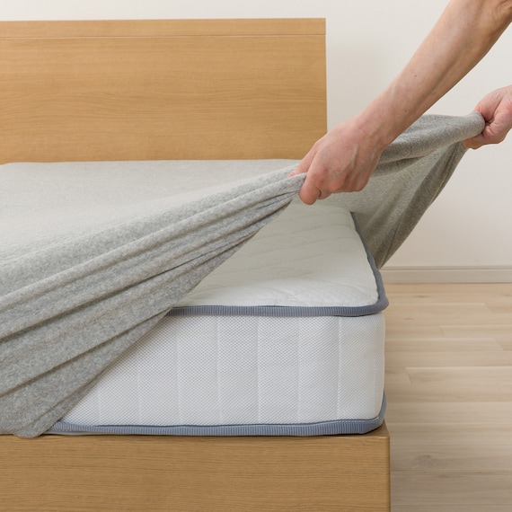 マルチすっぽりシーツ シングル(パイル グレー SZ45) 5枚目画像