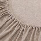 マルチすっぽりシーツ シングル(パイル ブラウン SZ45) 4枚目画像