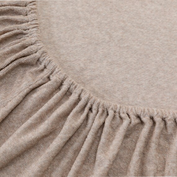 マルチすっぽりシーツ シングル(パイル ブラウン SZ45) 4枚目画像