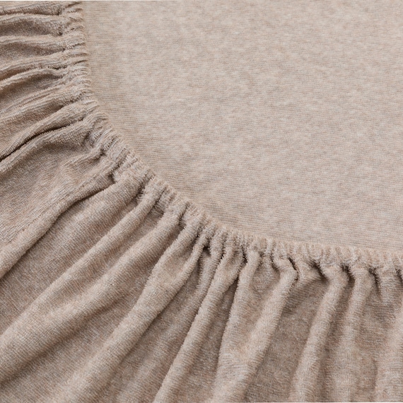 マルチすっぽりシーツ シングル(パイル ブラウン SZ45) 4枚目画像