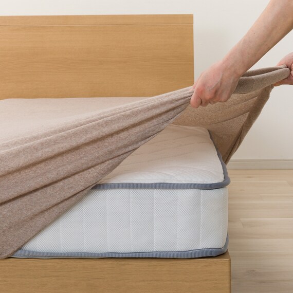 マルチすっぽりシーツ シングル(パイル ブラウン SZ45) 5枚目画像