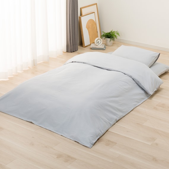 フラットシーツ セミダブル-ダブル(MJ06 GY SD-D) 2枚目画像