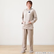 パジャマセット(デコネコ ベージュ KK21)