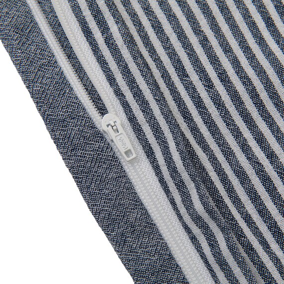 掛け布団カバー シングル(コットンウォッシュ3 SZ44 ネイビー S) 5枚目画像