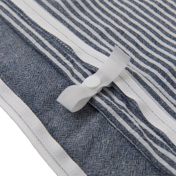 掛け布団カバー シングル(コットンウォッシュ3 SZ44 ネイビー S) 6枚目画像