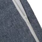 敷布団カバー シングル(コットンウォッシュ3 SZ44 ネイビー S) 3枚目画像