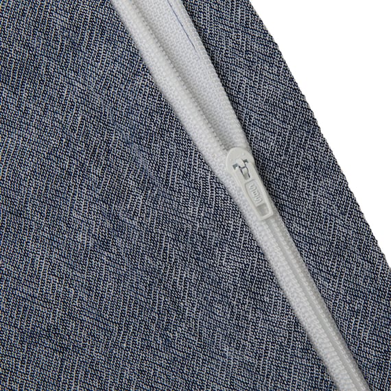 敷布団カバー シングル(コットンウォッシュ3 SZ44 ネイビー S) 3枚目画像