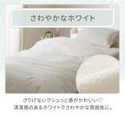 掛け布団カバー シングル(コットンサッカー S26 ホワイト) 2枚目画像